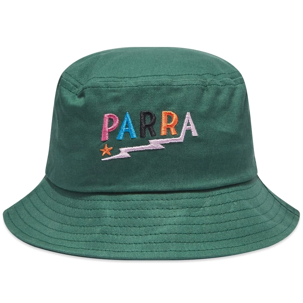 By Parra Lightning Logo Bucket Hat