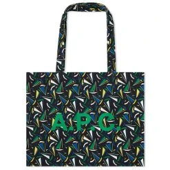 A.P.C. A.P.C Diane Boat Print Shopping Bag